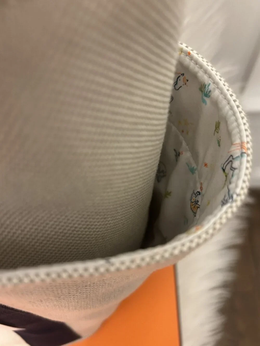 Hermes Cabriole Bag in Toile, Size GM, with Hermes  Box & Dust Bag NEW